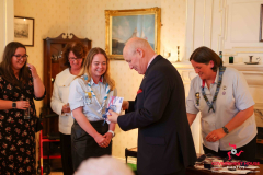 24/04/2025: Reception for the 110th Anniversary of Girl Guiding & the 75th Anniversary of the Trefoil Guild, Government House, Douglas, Isle of Man. PICTURE BY DAVE KNEEN PHOTOGRAPHY.